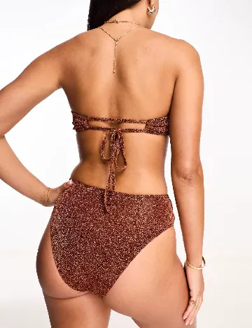 Chilot de  baie Miss Selfridge, maro Maro