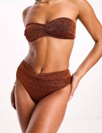 Chilot de  baie Miss Selfridge, maro