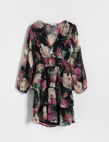 Rochie scurta Reserved, floral print
