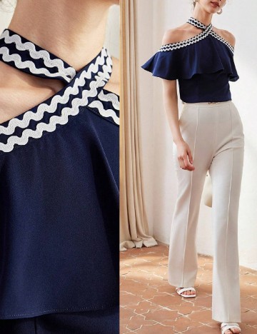 Bluza MOTF, bleumarin