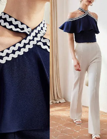 Bluza MOTF, bleumarin Albastru