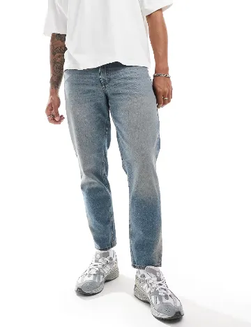 Blugi ASOS, albastru Albastru