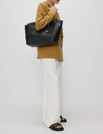 Geanta Reserved, negru Negru