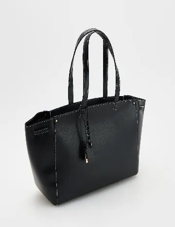 Geanta Reserved, negru Negru