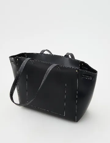 Geanta Reserved, negru Negru
