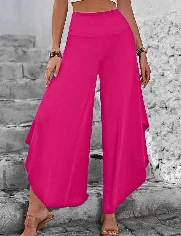 Pantaloni SHEIN, roz Roz