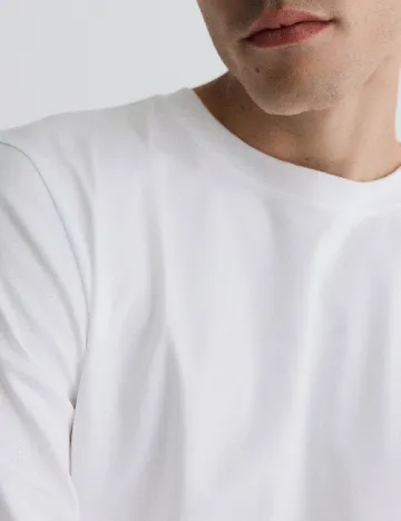 Bluza Reserved, alb Alb