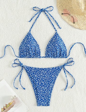Costum de baie SHEIN, albastru