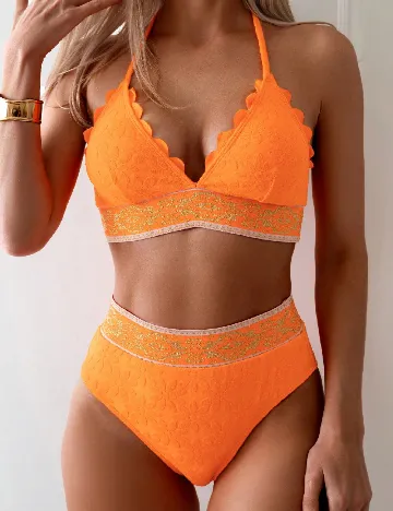 Costum de baie SHEIN, portocaliu