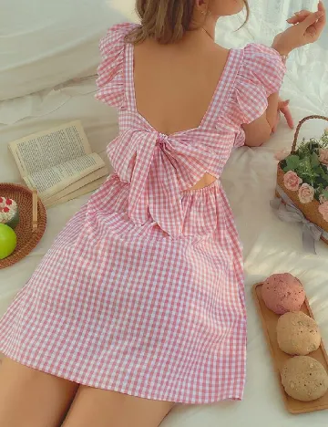 Rochie scurta SHEIN, roz
