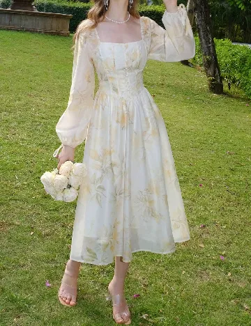 Rochie medie SHEIN, galben