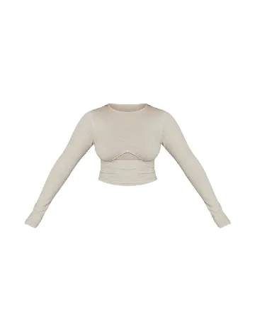 Top PRETTYLITTLETHING, crem Crem