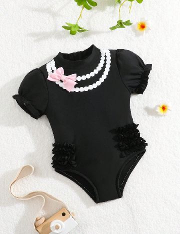 Costum de baie Shein Kids, negru