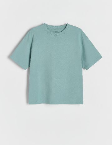 Tricou Reserved, albastru