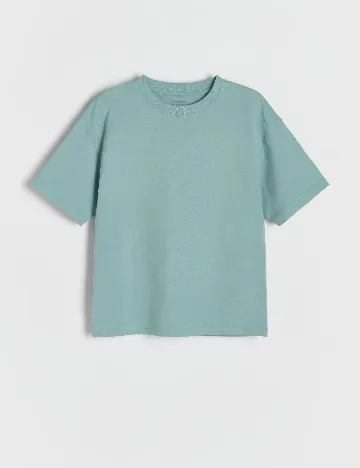 Tricou Reserved, albastru