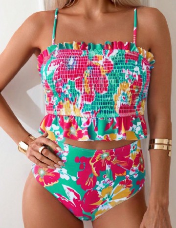 Costum de baie SHEIN, mix culori