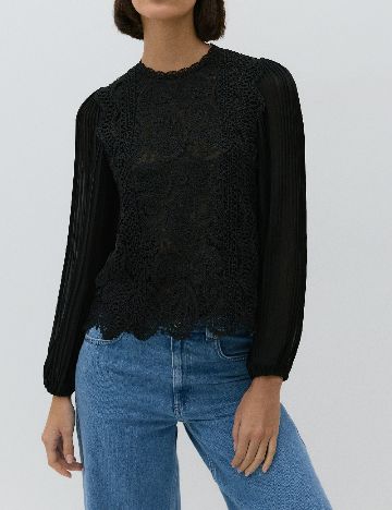 Bluza Reserved, negru