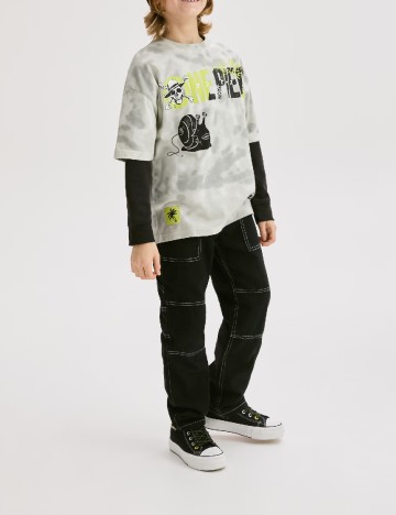 Tricou Reserved, gri