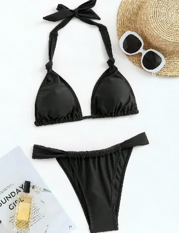 Costum de baie SHEIN, negru