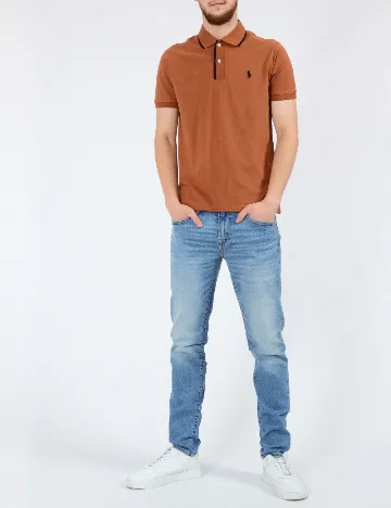 Tricou Polo Ralph Lauren, maro Maro