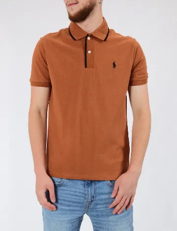 Tricou Polo Ralph Lauren, maro Maro