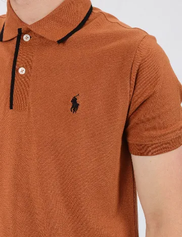 Tricou Polo Ralph Lauren, maro Maro