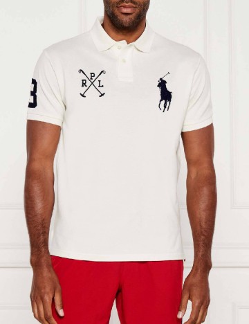 Tricou Polo Ralph Lauren, alb