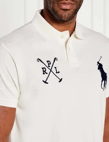 Tricou Polo Ralph Lauren, alb