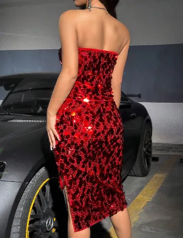 Rochie medie SHEIN, rosu