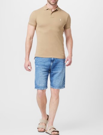 Tricou Polo Ralph Lauren, maro