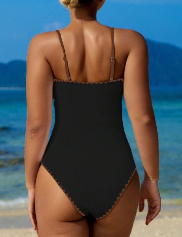 Costum de baie SHEIN, negru