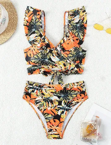 Costum de baie SHEIN, mix culori