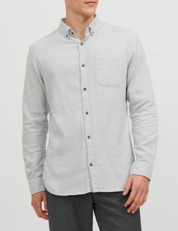Camasa Jack&Jones Plus Size Men, gri