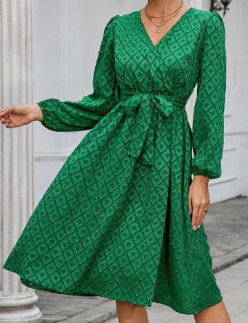 Rochie medie SHEIN, verde