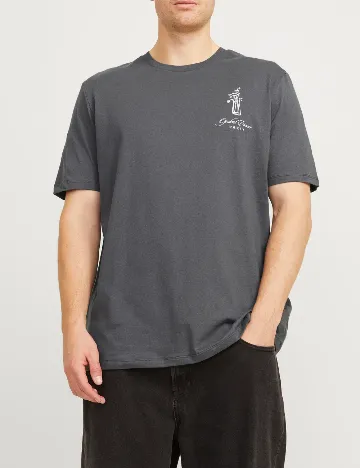 Tricou Jack&Jones Plus Size Men, gri