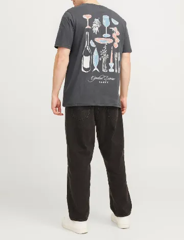 Tricou Jack&Jones Plus Size Men, gri