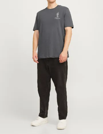 Tricou Jack&Jones Plus Size Men, gri