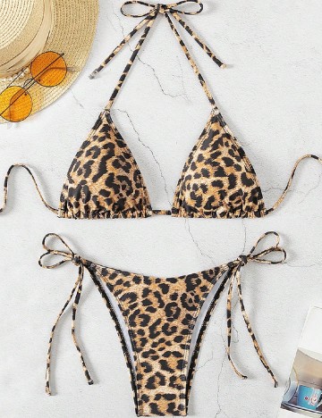 Costum de baie SHEIN, animal print