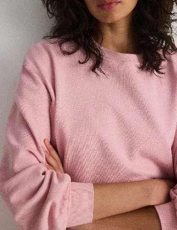 Bluza Reserved, roz Roz