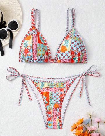 Costum de baie SHEIN CURVE, mix culori