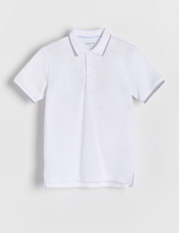 Tricou Reserved, alb