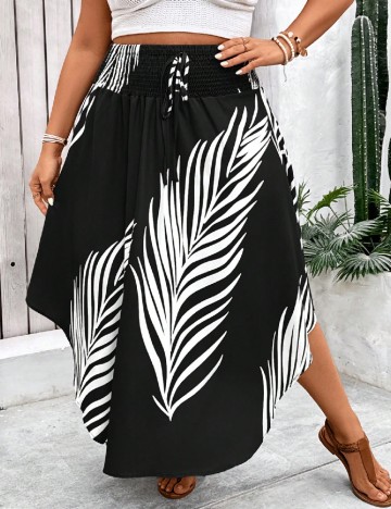 Fusta SHEIN CURVE, negru