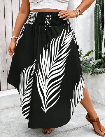 Fusta SHEIN CURVE, negru