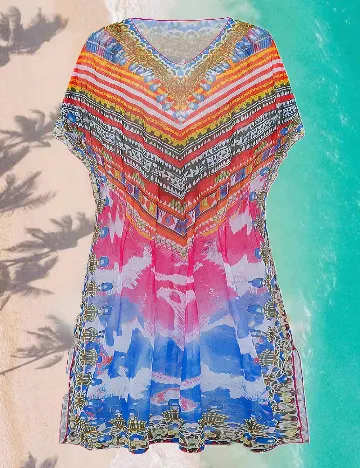 Rochie de plaja SHEIN, mix culori