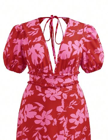 Rochie lunga SHEIN CURVE, rosu