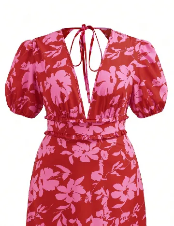 Rochie lunga SHEIN CURVE, rosu