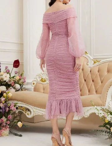 Rochie medie SHEIN, roz