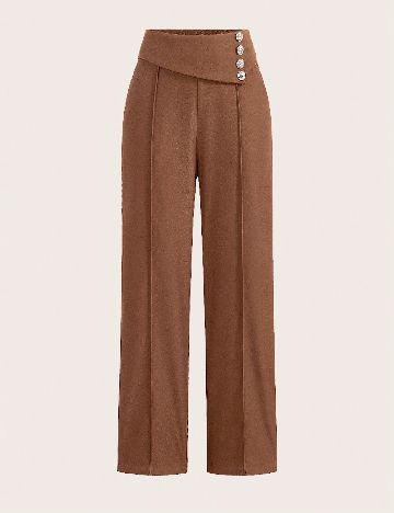 Pantaloni SHEIN, maro