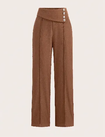 Pantaloni SHEIN, maro