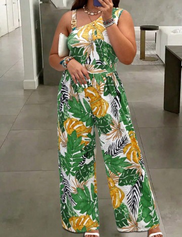 Salopeta SHEIN CURVE, mix culori